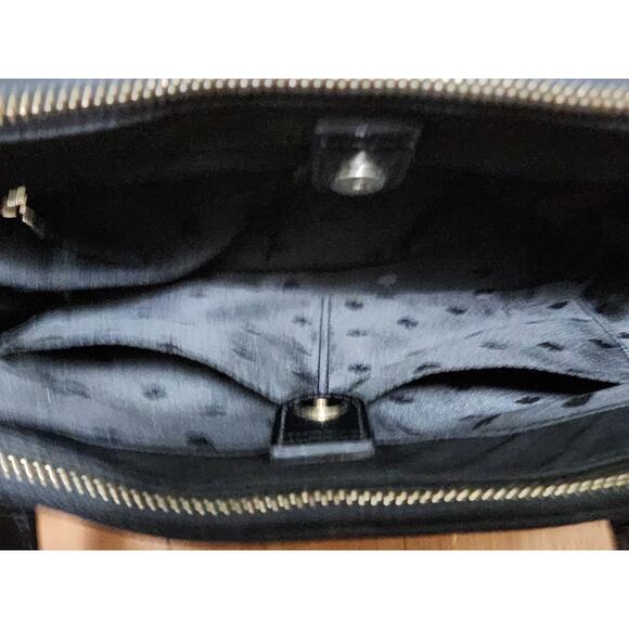 Kate Spade New York Dawn Tote Bag Medium Black Purse Magnetic Snap Zipper Logo - Picture 11 of 16